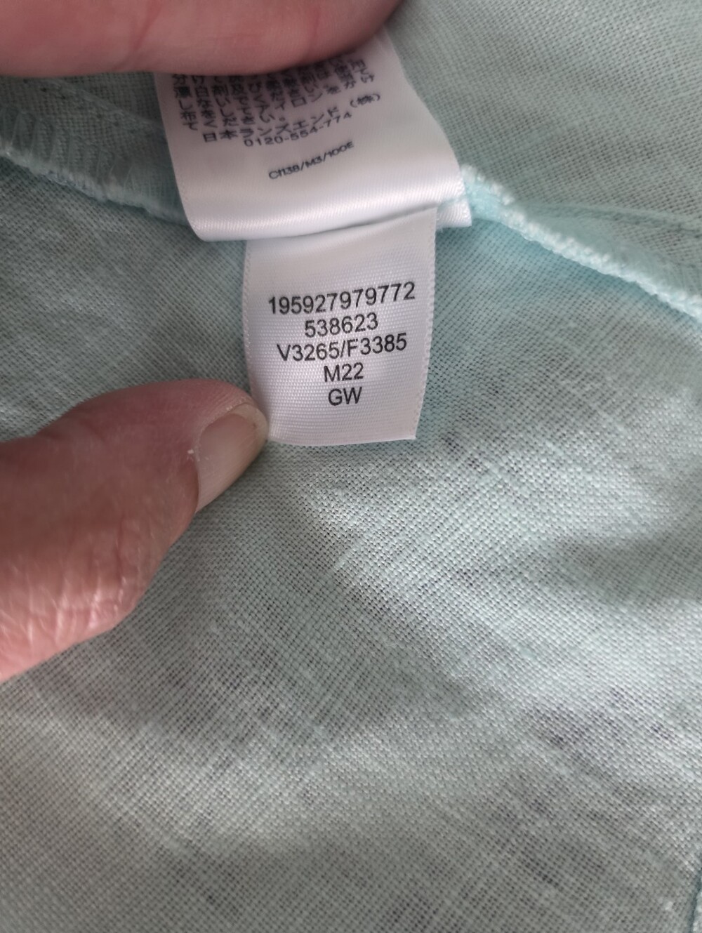 Lands' End Aqua Tropical Scene 100% Linen Midi Dress with Pockets 2X Resortwear - Picture 9 of 9